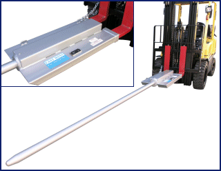 Slip-On Roll Prong Forklift Attachment